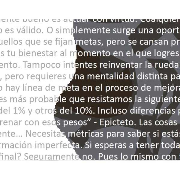 Detalle de la lámina: el rostro está formado por el texto de Invicto en letra diminuta